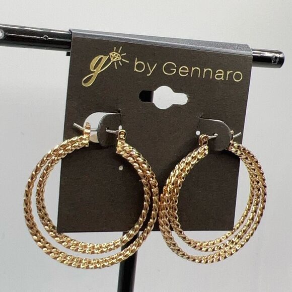 G by Gennaro Dangle Earrings - Picture 1 of 6